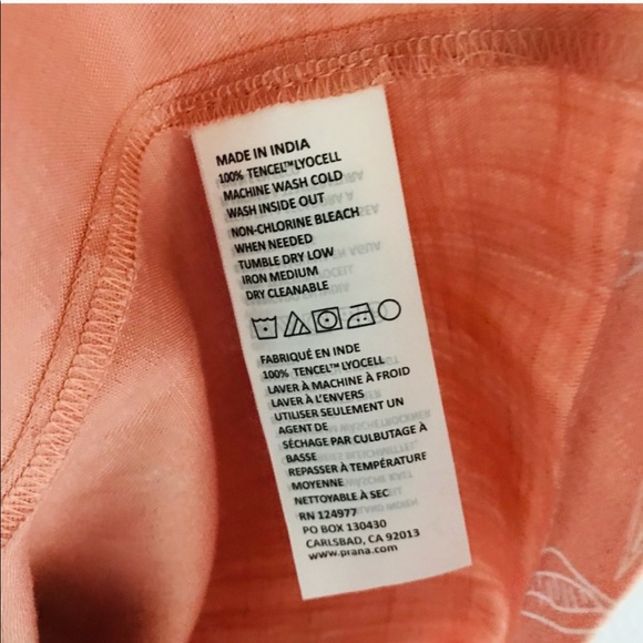 NWT Prana Sun Drifter Midi Peach Sundress - Picture 9 of 10